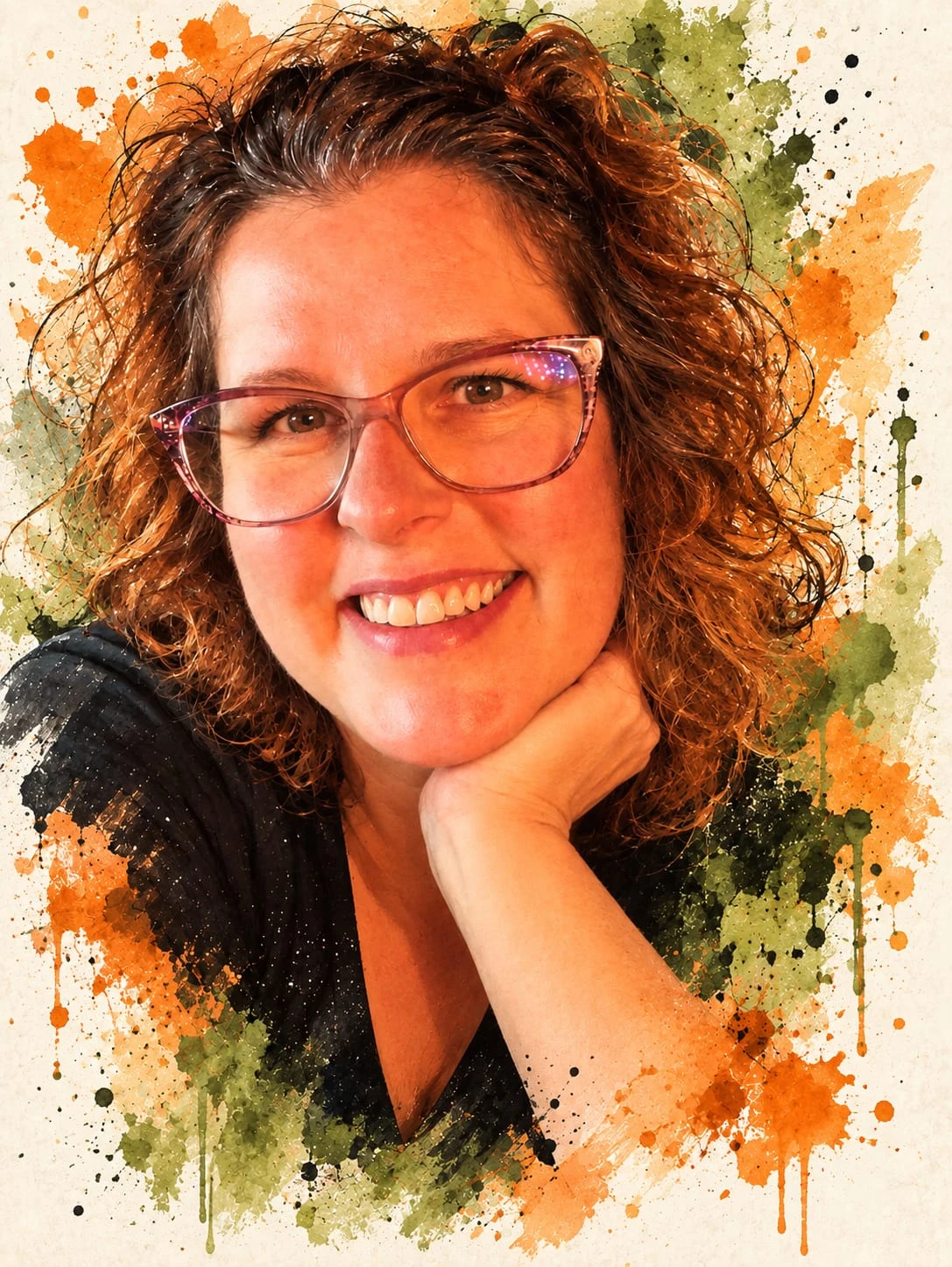Sofie aan het werk